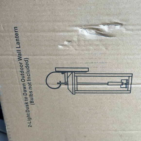 Large Outdoor Light Fixtures Black - Picture 8 of 8